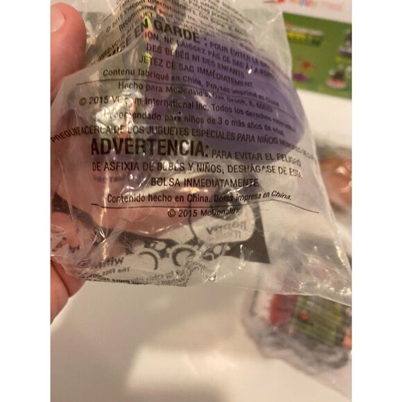 McDonald’s 2015 Teenage Mutant Ninja Turtle’s Incomplete 5 Pc happy meal Toy Set - Picture 5 of 6